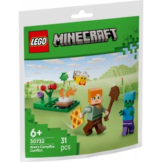 30732 Minecraft Alex? Begegnung am Lagerfeuer (Polybag)
