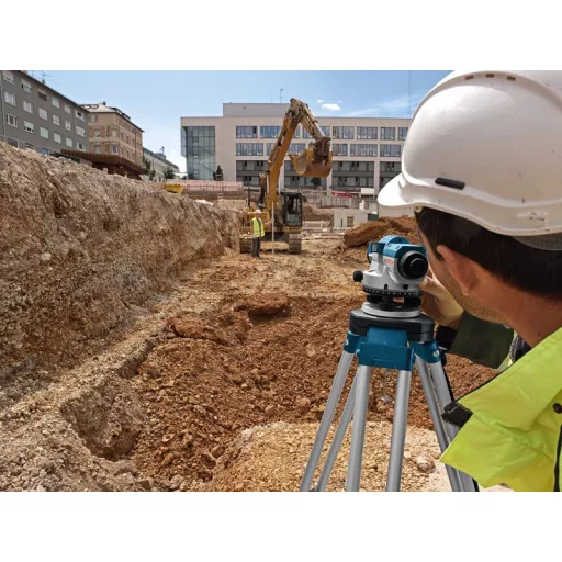 Bosch GOL 32 G szint 120 M Kék, Szürke