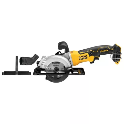 DeWALT DCS571NT-XJ hordozható körfűrész 11,5 cm Sárga 4500 RPM