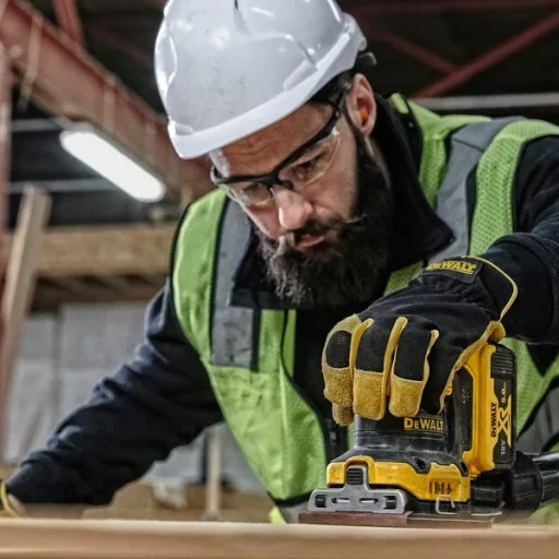 DeWALT DCW200NT-XJ hordozható csiszoló Lapcsiszoló 13500 OPM Fekete, Sárga