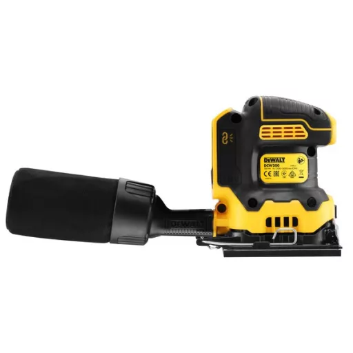 DeWALT DCW200NT-XJ hordozható csiszoló Lapcsiszoló 13500 OPM Fekete, Sárga