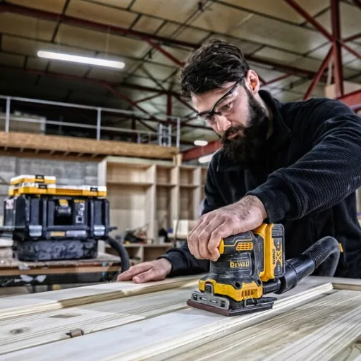 DeWALT DCW200NT-XJ hordozható csiszoló Lapcsiszoló 13500 OPM Fekete, Sárga