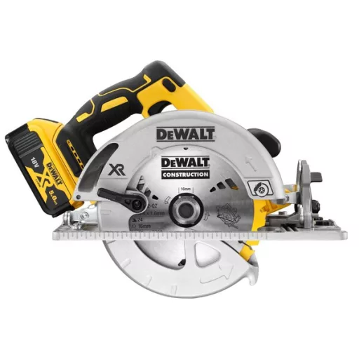 DeWALT DCS572NT hordozható körfűrész 18,4 cm Sárga 5500 RPM