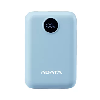ADATA C100 Lítium-polimer (LiPo) 10000 mAh Világoskék