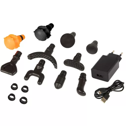 Wave 5000 massager + 10 tips + suitcase