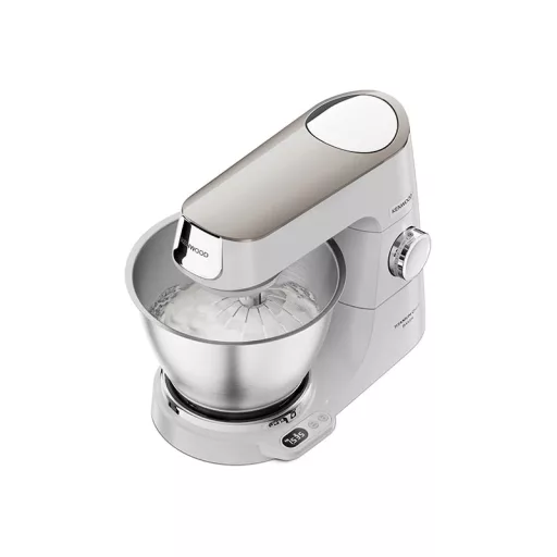 Kenwood KVC65.001WH darálógép 1200 W 5 L Rozsdamentes acél, Fehér Beépített mérlegek