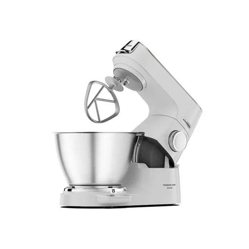 Kenwood KVC65.001WH darálógép 1200 W 5 L Rozsdamentes acél, Fehér Beépített mérlegek