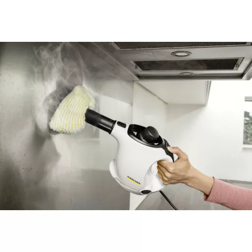 Kärcher SC 1 EasyFix Hordozható gőztisztító 1200 W Fekete, Fehér