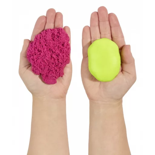 Plastic mass Wonder Factory Never Dry Dough, Lime Green, Pink