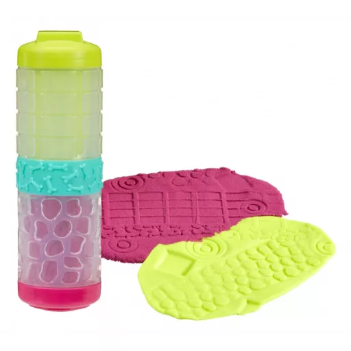 Plastic mass Wonder Factory Never Dry Dough, Lime Green, Pink