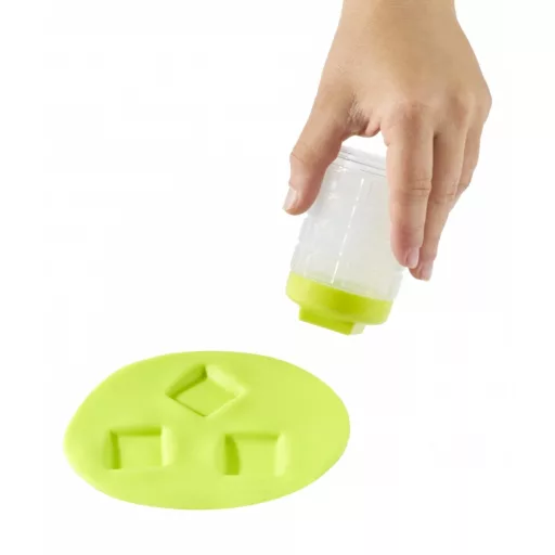 Plastic mass Wonder Factory Never Dry Dough, Lime Green, Pink
