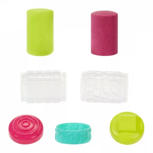 Plastic mass Wonder Factory Never Dry Dough, Lime Green, Pink