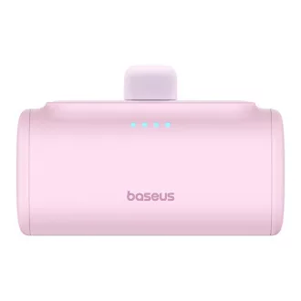   CHG Baseus Compact gyorstöltő powerbank 5000 mAh, 20W iPhone csatlakozóval, rózsaszín