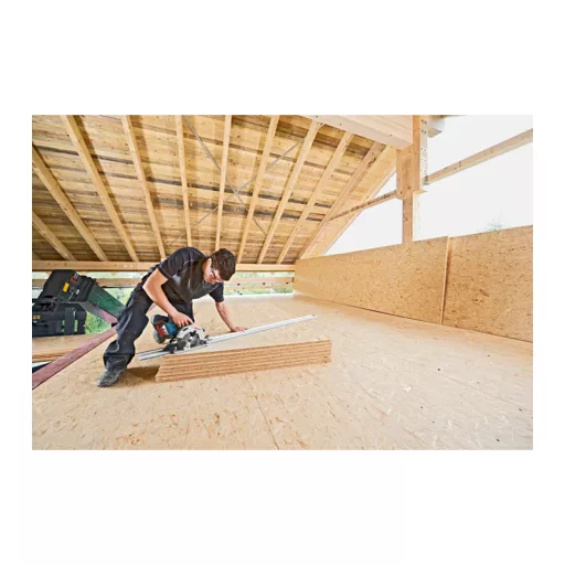 Bosch GKS 18V-57 G Professional 16,5 cm Fekete, Kék, Szürke, Vörös 3400 RPM