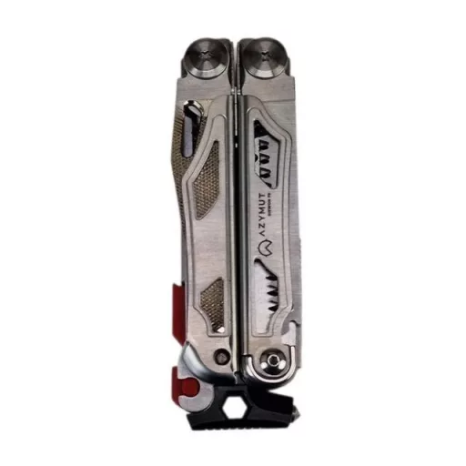 Multitool AZYMUT Giewon FS - Fire Starter - 19 narzędzi - krzesiwo + gwizdek + kabura do pasa (H2038A)
