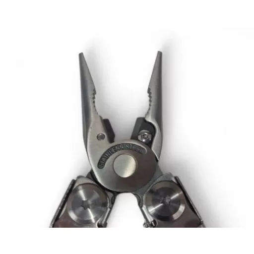 Multitool AZYMUT Giewon FS - Fire Starter - 19 narzędzi - krzesiwo + gwizdek + kabura do pasa (H2038A)
