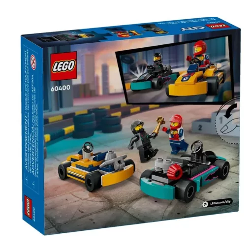 60400 City Go-Karts mit Rennfahrern
