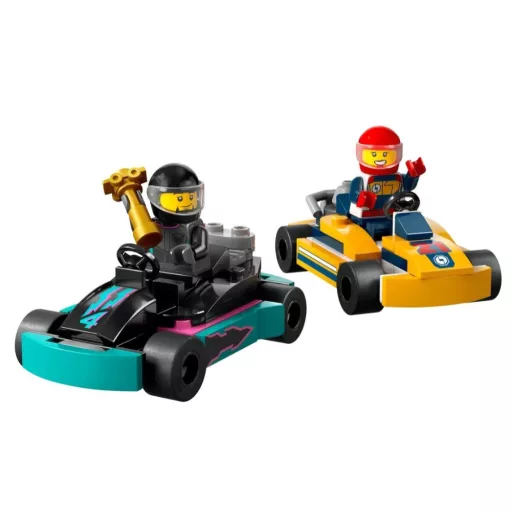 60400 City Go-Karts mit Rennfahrern
