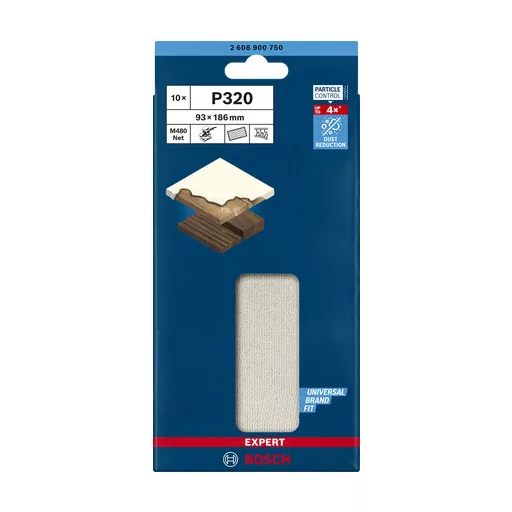 Bosch 2 608 900 750 csiszoló tartozék 10 db Csiszolóháló