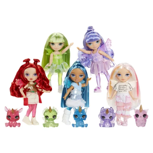 Rainbow High Littles Rainbow Fantasy Fairies Doll- Apple (Red)