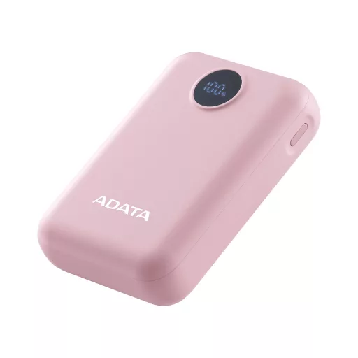 ADATA C100 Lítium-polimer (LiPo) 10000 mAh Rózsaszín