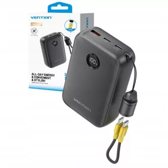Powerbank Vention 20000mAh 2xUSB-C 1xUSB-A 22,5W BL