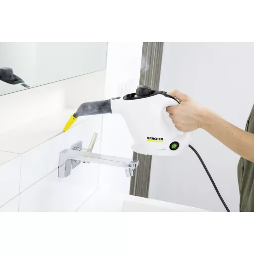Kärcher SC 1 Henger gőztisztító 1200 W Fekete, Fehér