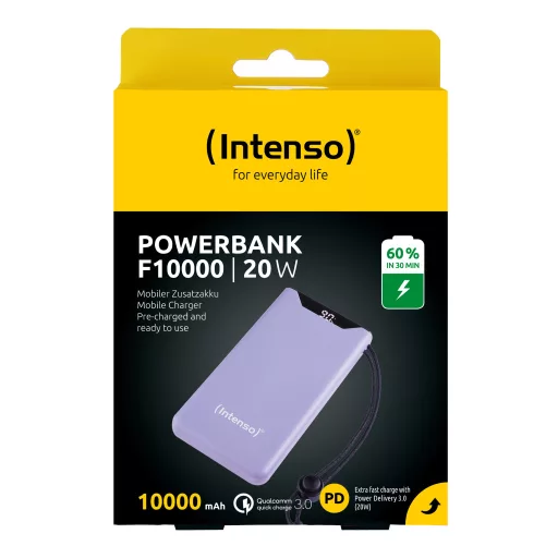 Intenso 7332033 külső akkumulátor Lítium-polimer (LiPo) 10000 mAh Lila