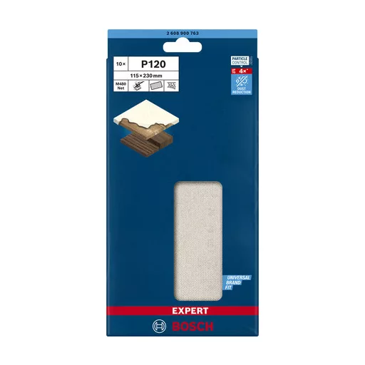 Bosch 2 608 900 763 csiszoló tartozék 10 db Csiszolóháló