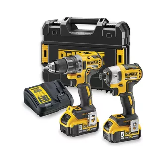   DeWALT DCK268P2T-QW motoros csavarhúzó és ütvecsavarozó Fekete, Sárga