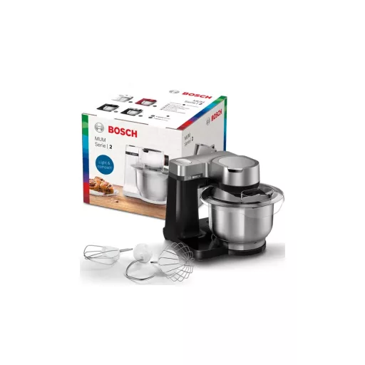 Bosch Serie 2 MUMS2VM00 darálógép 900 W 3,8 L Fekete, Ezüst