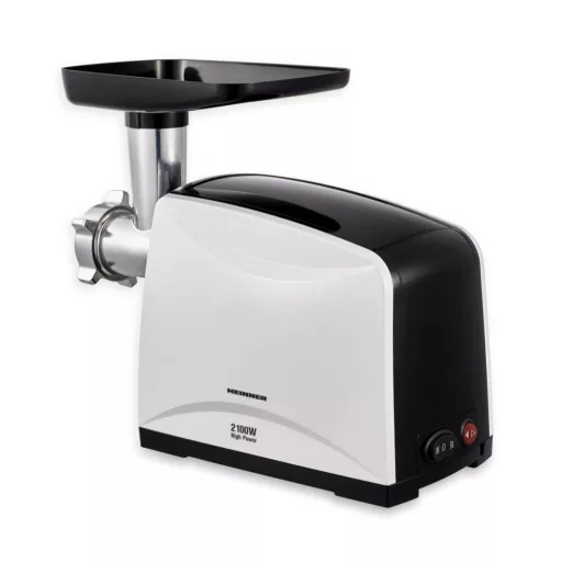 Heinner MG-2100BKWH húsdaráló 2100 W Fekete, Ezüst