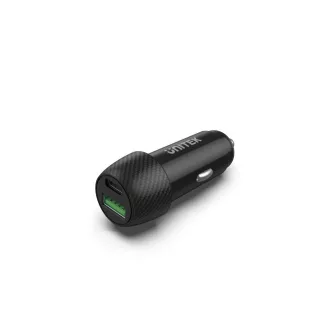   UNITEK Powertrain Duo Okostelefon, Táblagép Fekete Szivargyújtó Gyorstöltés Automatikus