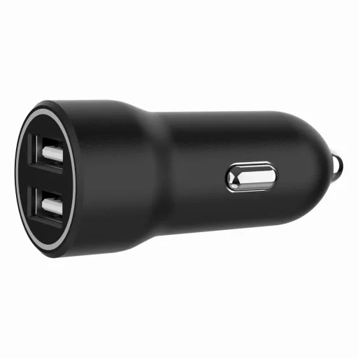 Gembird TA-UC-2A15-CAR-01 mobiltelefon töltő Okostelefon, Okosóra, Táblagép Fekete Szivargyújtó Automatikus
