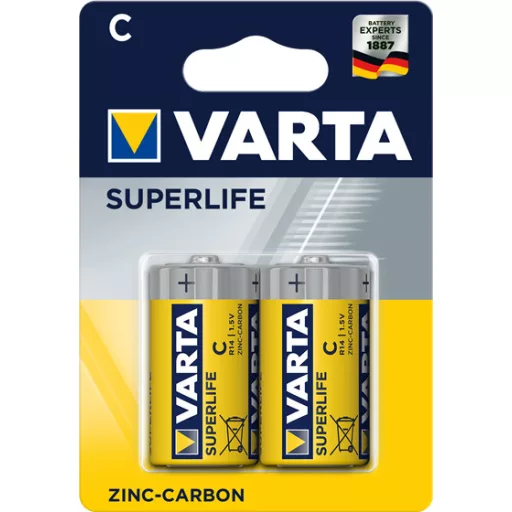 Varta Superlife C Egyszer használatos elem Cink-karbon