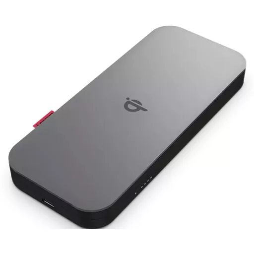 Lenovo 40ALLG1WWW külső akkumulátor Lítium-ion (Li-ion) 10000 mAh Vezeték nélkül tölthető Fekete
