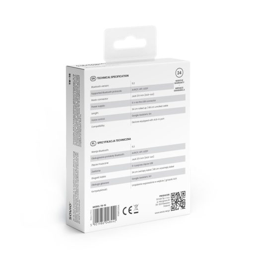 Savio TR-16 FM adó 2400 - 2483,5 MHz Bluetooth Fekete, Ezüst