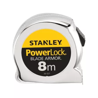 Stanley Powerlock mérőszalag 8 M Fém Ezüst