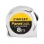 Stanley Powerlock mérőszalag 8 M Fém Ezüst