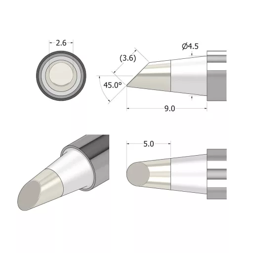 iFixit IF145-498-5 tartozék forrasztó pákához és állomáshoz 1 db Pákahegy