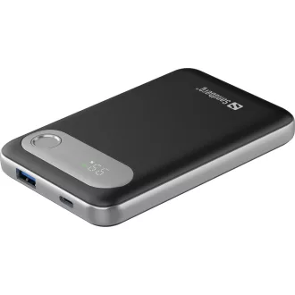   Sandberg 421-16 külső akkumulátor Lítium-polimer (LiPo) 10000 mAh Alumínium, Fekete