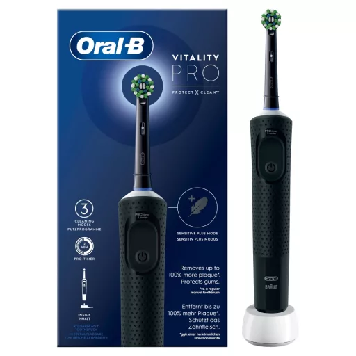 Oral-B Vitality Pro Felnőtt Forgó fogkefe Fekete