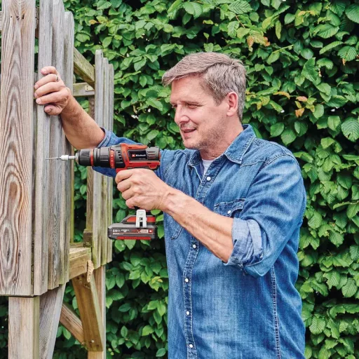Einhell TE-CD 18/45 Kulcsnélküli 1,57 kg Fekete, Vörös