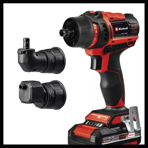 Einhell TE-CD 18/45 Kulcsnélküli 1,57 kg Fekete, Vörös