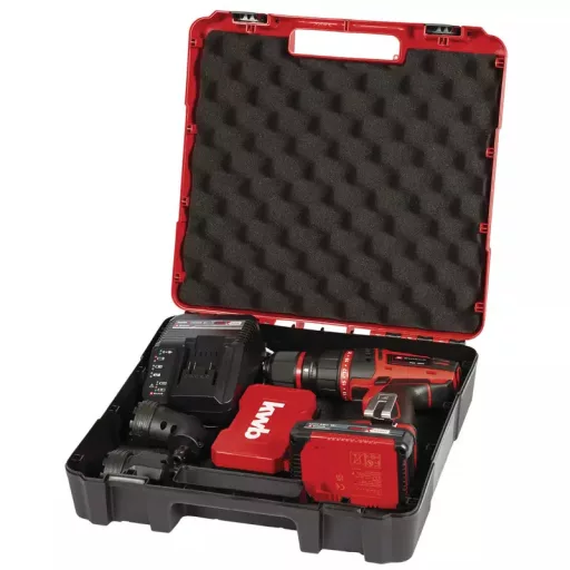 Einhell TE-CD 18/45 Kulcsnélküli 1,57 kg Fekete, Vörös