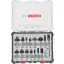 Bosch 2 607 017 471 marófej Felsőmaró készlet 15 db