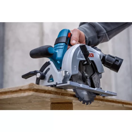 Bosch GKS 18V-57-2 L PROFESSIONAL 16,5 cm Fekete, Kék, Ezüst 5000 RPM