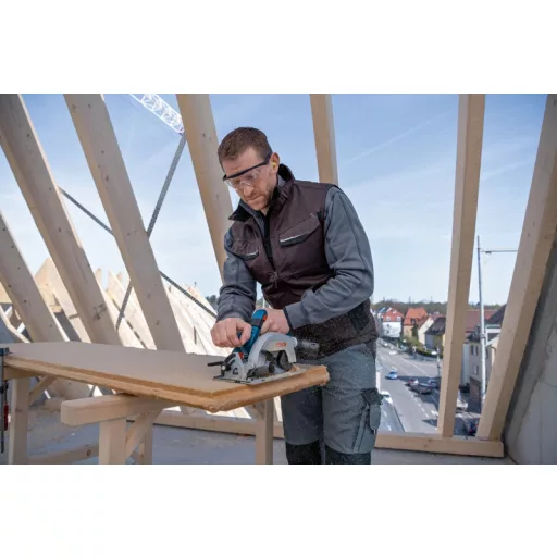 Bosch GKS 18V-57-2 L PROFESSIONAL 16,5 cm Fekete, Kék, Ezüst 5000 RPM