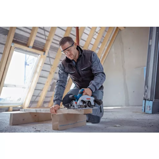 Bosch GKS 18V-57-2 L PROFESSIONAL 16,5 cm Fekete, Kék, Ezüst 5000 RPM