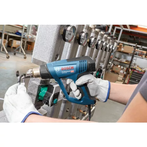 Bosch GHG 23-66 Professional Hőlégpuska 500 liter per perc 650 °C 2300 W Kék